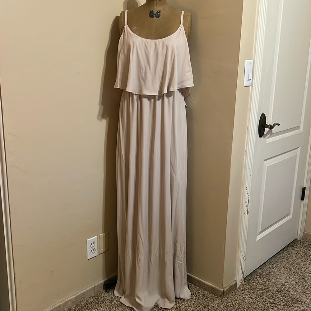 Show me your mumu bridesmaid dress XXL Caitlin show me the ring crisp